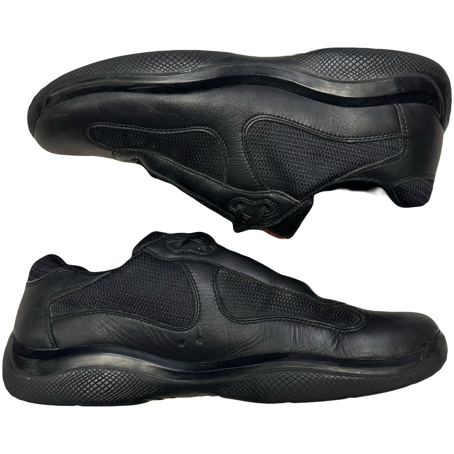 Prada America’s Cup Sneakers In Black ( 8UK/9US )