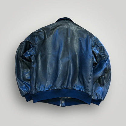 Chevignon 90's Leather Flight Jacket S/M