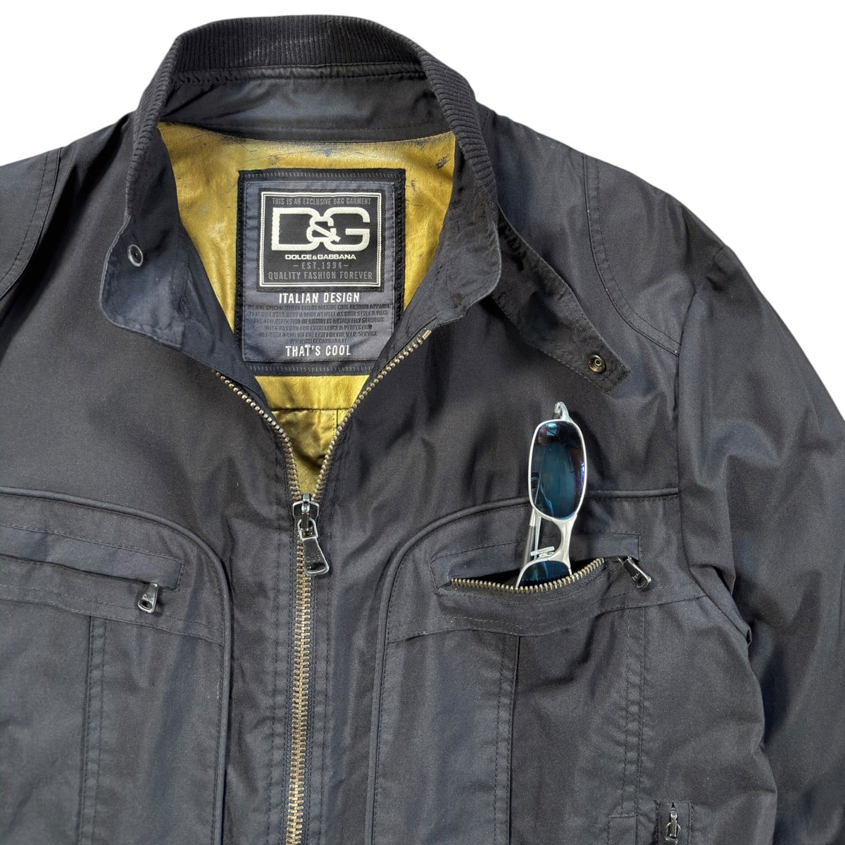 Dolce & Gabbana 90’s Multipocket Panelled Jacket M | Medium, Multicoloured