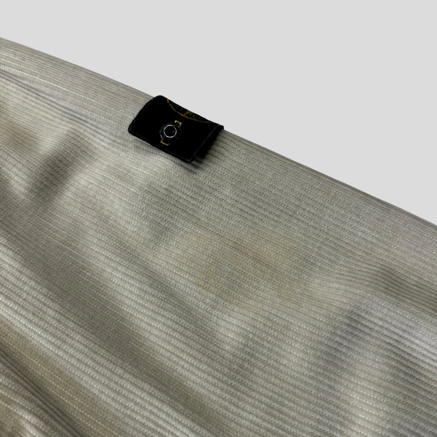 Stone Island 1995 Double Pocket Zip-Up Jumbo Corduroy Shirt - M/L