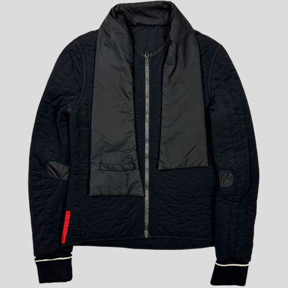 Prada Sport SS00 Quilted Nylon Scarf Jacket - M | Large, Green