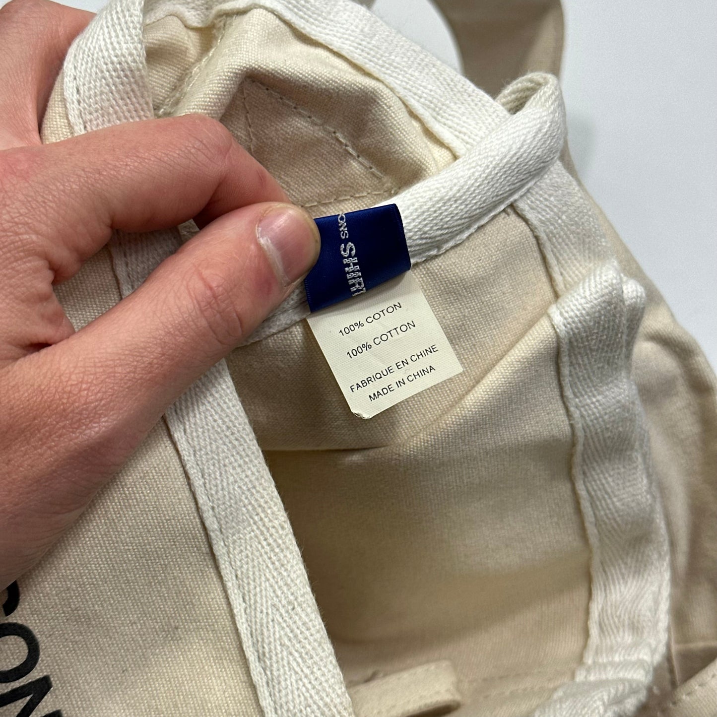 CDG SHIRT 00’s Canvas Spellout Messenger Bag