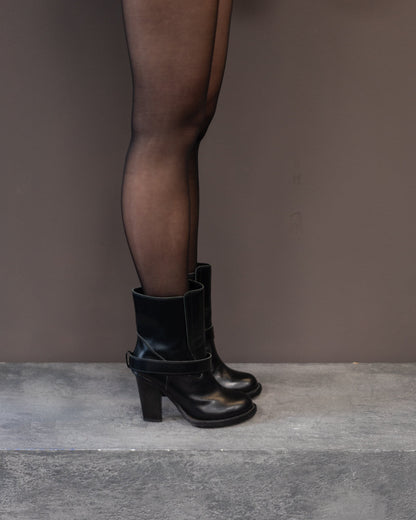 CHLOE DOUBLE ZIP BOOTS (EU 38.5)