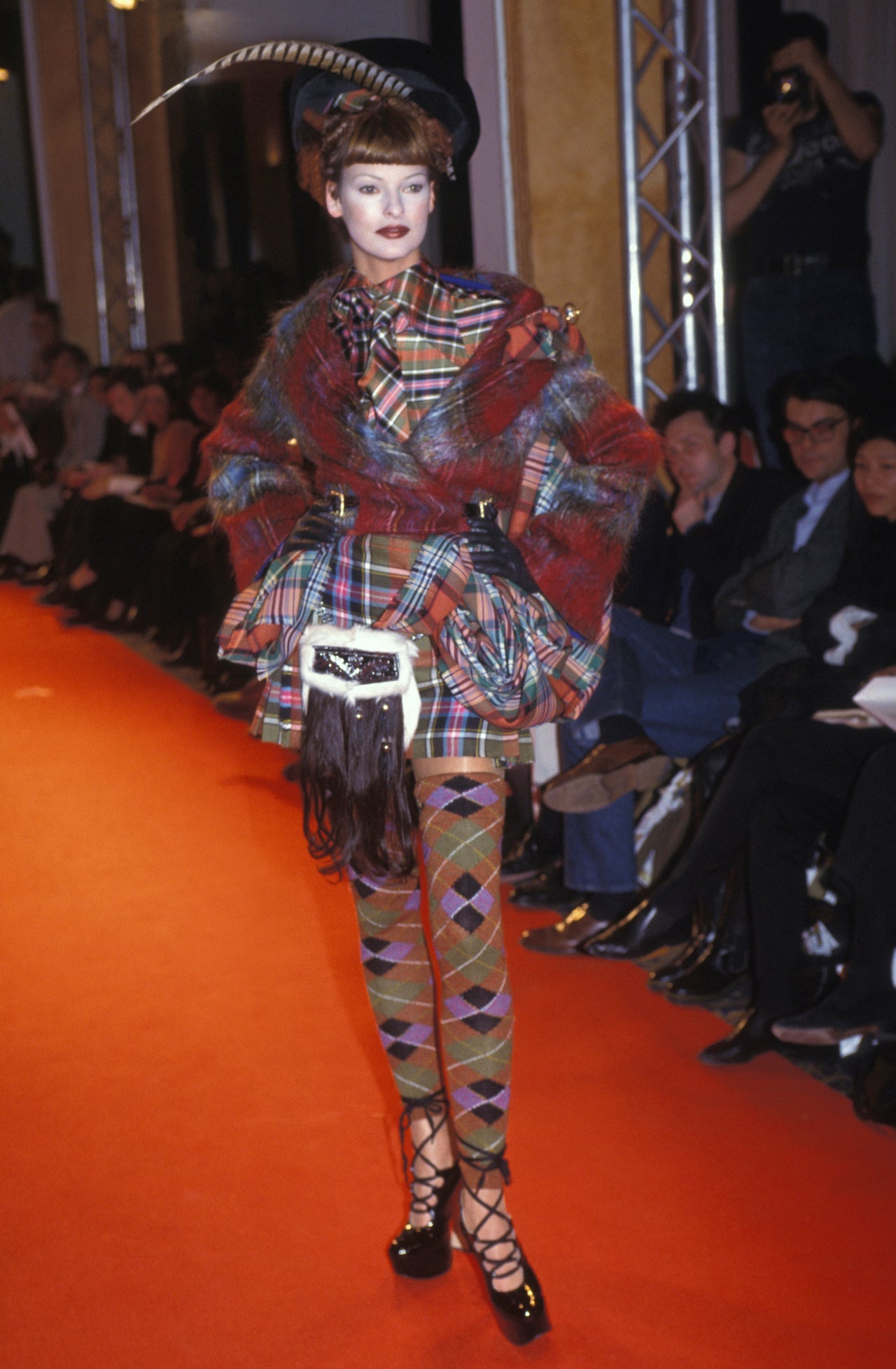 F/W 1993 Vivienne Westwood Elevated Ghillie platform heels