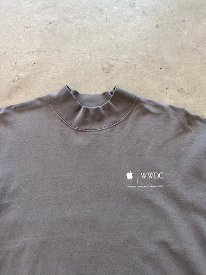 2000 Apple Mac Worldwide Developers Conference Mock Neck - L | Large, Red
