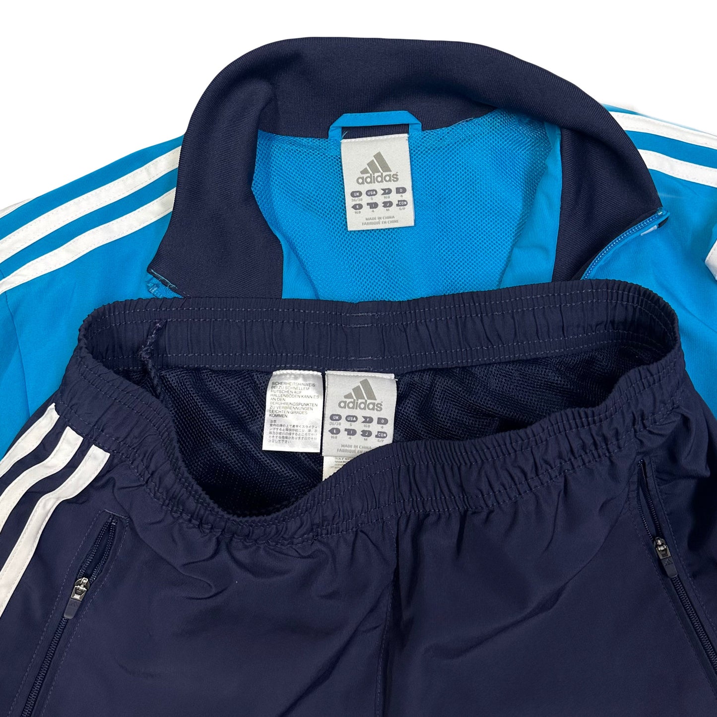 Adidas Real Madrid 2012/13 Tracksuit In Blue & Navy ( S )