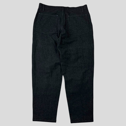 CDG SHIRT 00’s Buckle Patchwork Panelled Wool Trousers - L