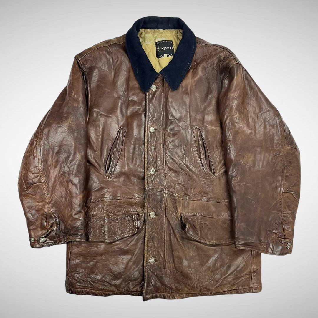 Boneville Quilted Leather Jacket (1980s) - Known Source