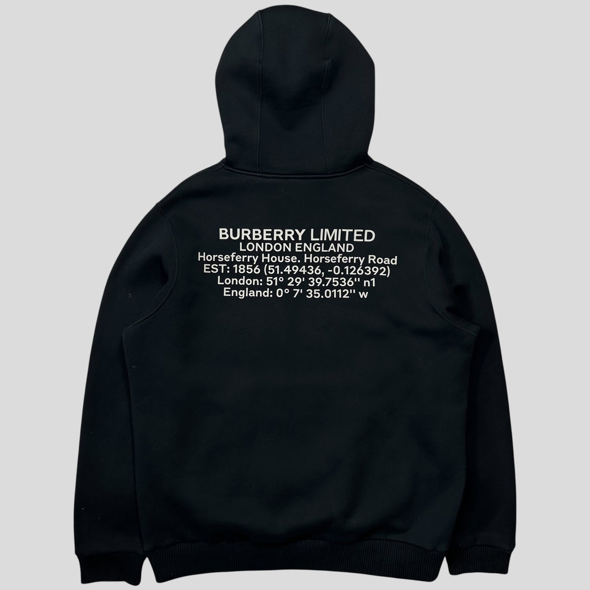 Burberry 2021 Horseferry Logo Heavyweight Conan Hoodie - M (L/XL) | Black