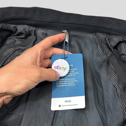 Dior AW05 by Hedi Slimane Contrast Piped Wool Varsity Jacket - IT52 (M/L)