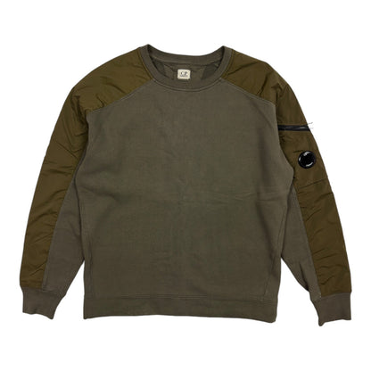 C.P. Company Khaki Nylon Crewneck