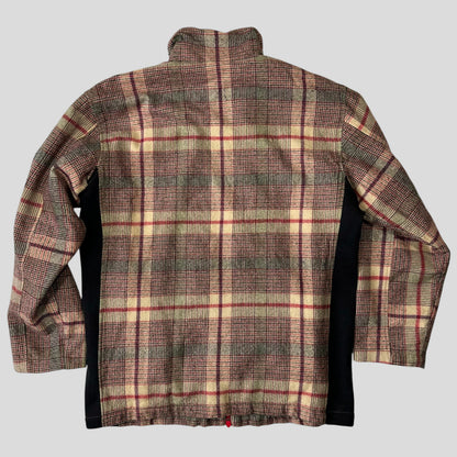 Comme Des Garçons SHIRT AW05 Technical Wool Plaid Jacket - M/L | Default Title, Red