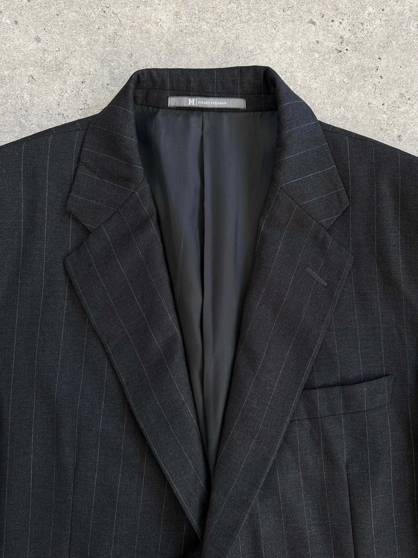 Hickey Freeman x Loro Piana 1990s Pure Tasmanian Wool Single Breasted Blazer - 42L/XL