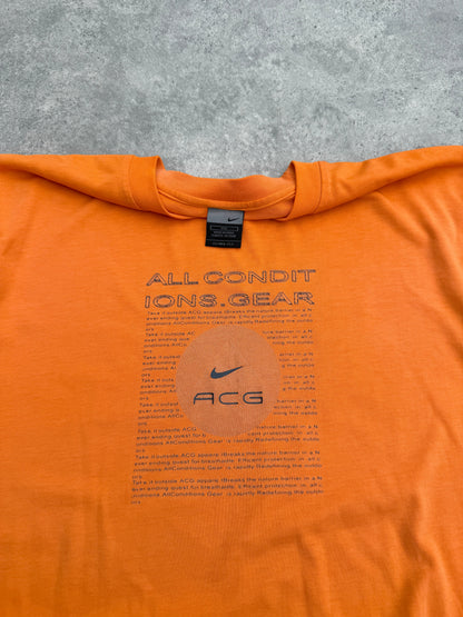 nike acg 2001 heavyweight graphic t-shirt (xl) | Default Title, Red