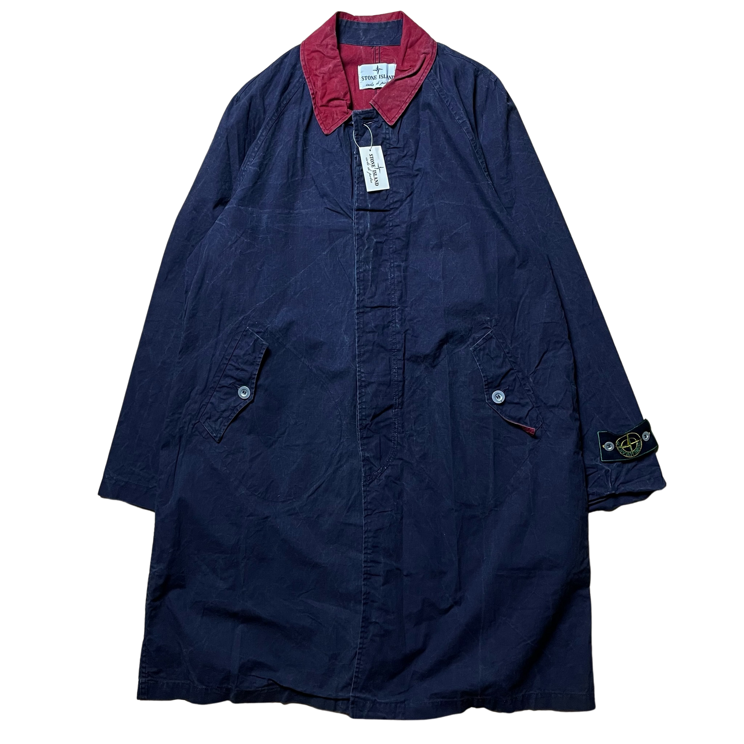S/S 1982 Midnight Blue/Scarlet Red Tela Stella Macintosh Jacket