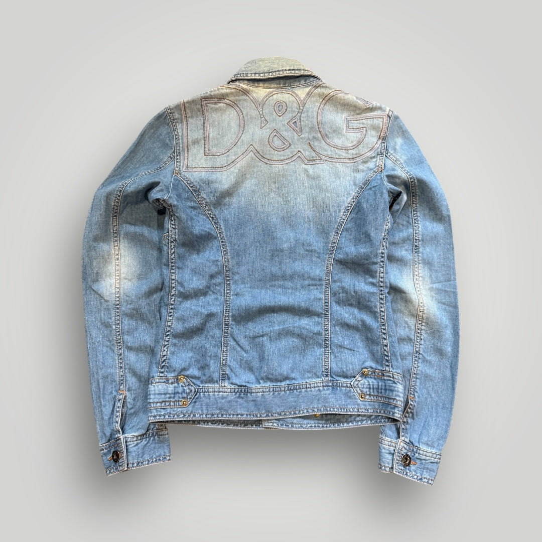Dolce & Gabbana Spellout Denim Jacket XS