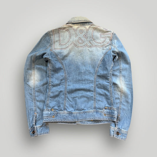 Dolce & Gabbana Spellout Denim Jacket XS