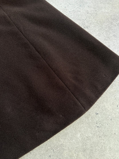 Max Mara Pure Wool A-Line Floor Length Coat - M