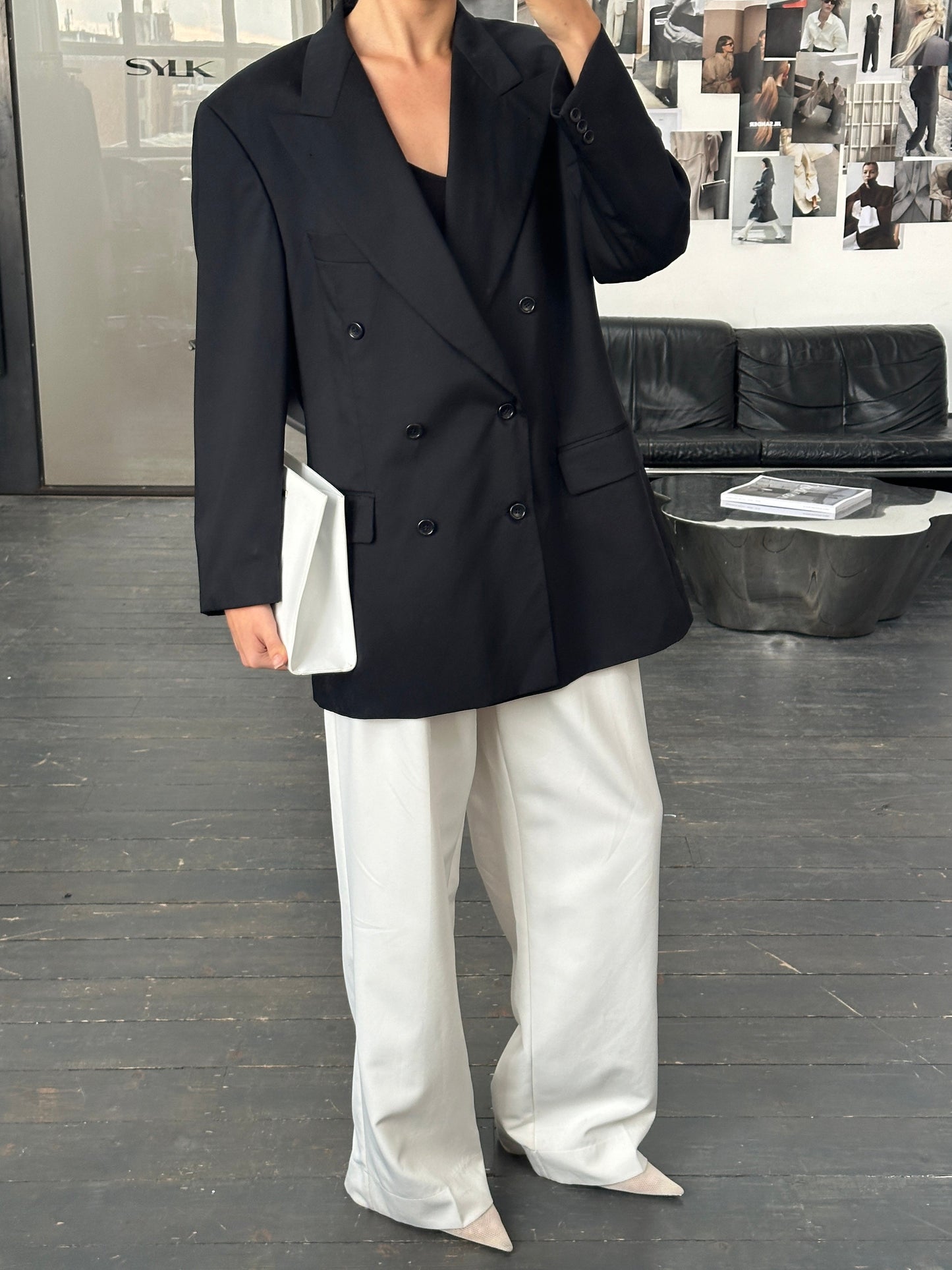 Hugo Boss x Loro Piana Pure Wool Double Breasted Blazer - 40R/XL