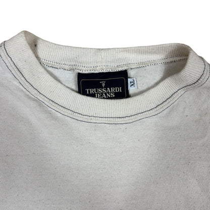 Trussardi Jeans Spellout White T-shirt