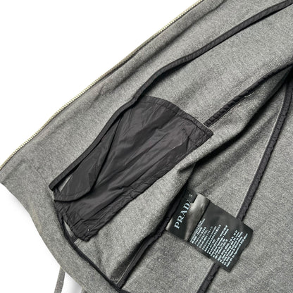 Womens Prada Zip Hoodie (S)