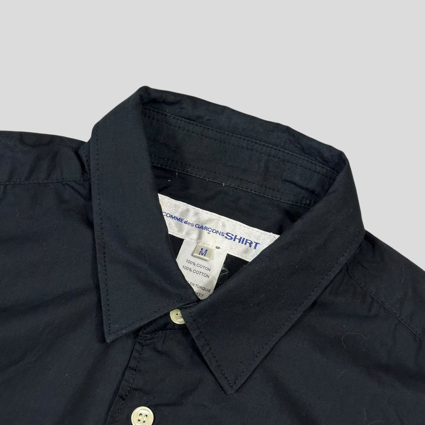 Comme Des Garçons SHIRT Striped Knit Appliqué - M
