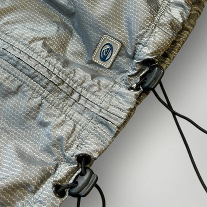 Quicksilver 2000's Shimmer Patterned Body Warmer Gilet M/L