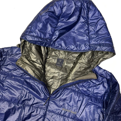 Montbell Lightweight Puffer Jacket In Blue ( M )