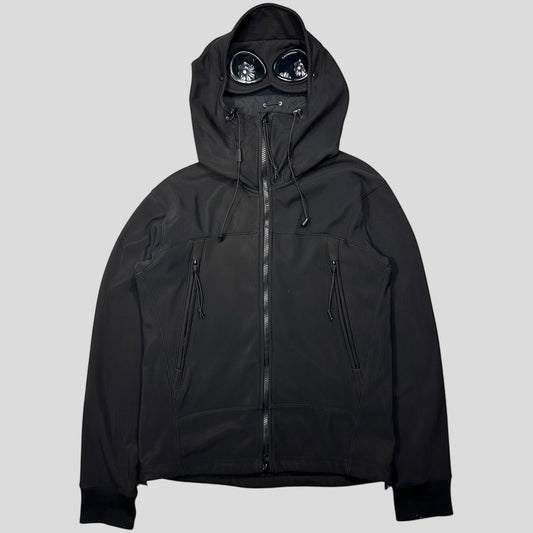 CP Company 2010 Era Black Soft Shell Goggle Jacket - S