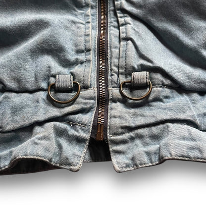 80's Marithe Francois Girbaud Denim Life Preserver Vest (L) | Default Title, Blue