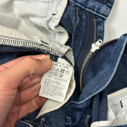 Y’s by Yohji Yamamoto SS05 Baggy Contrast Denim Jeans - 30-32