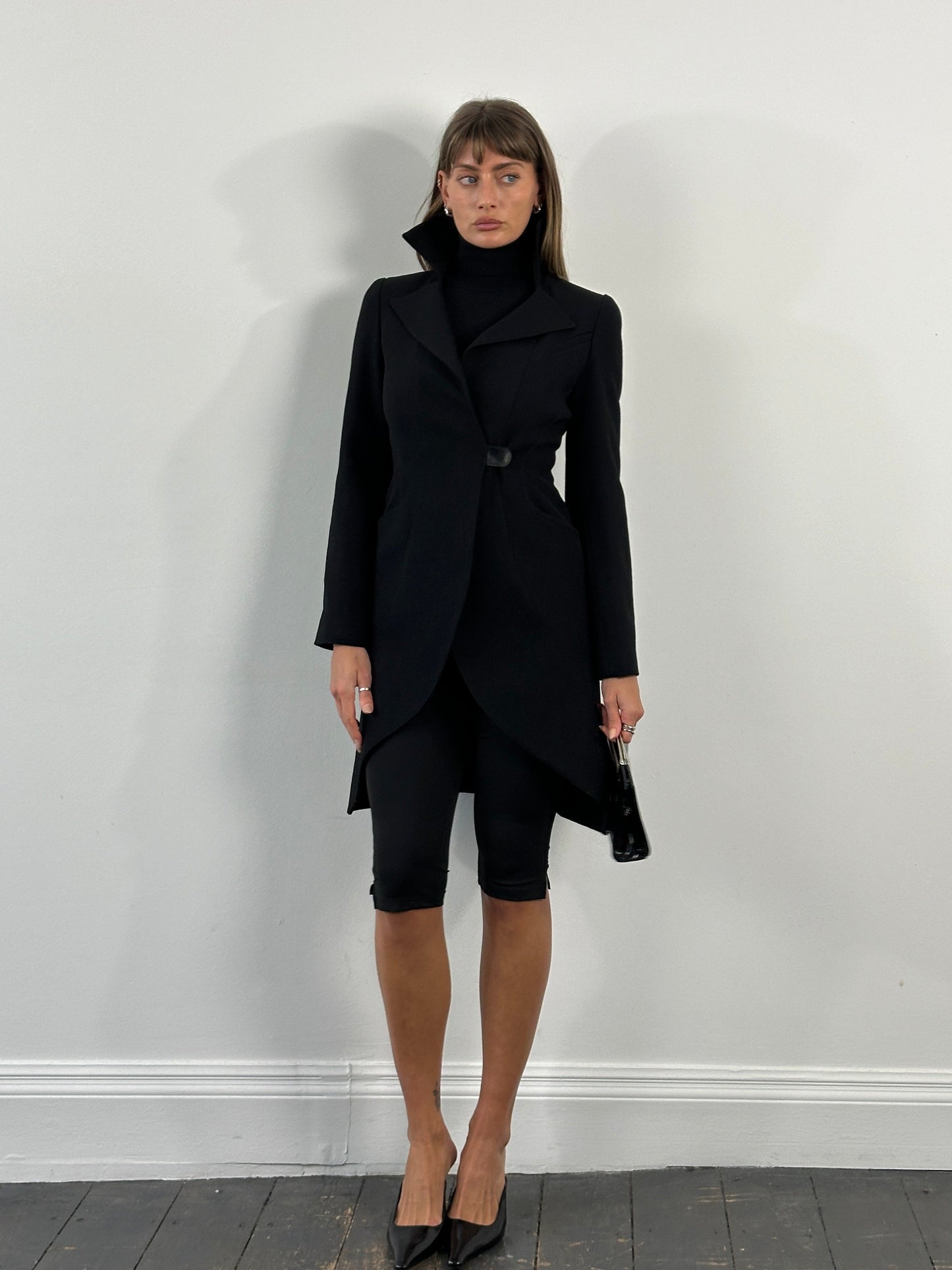 Emporio Armani 2000s Pure Wool Tailored Coat - S