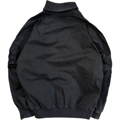 Maharishi 2002 Ribbed Neck Drill Top S | Small, Black