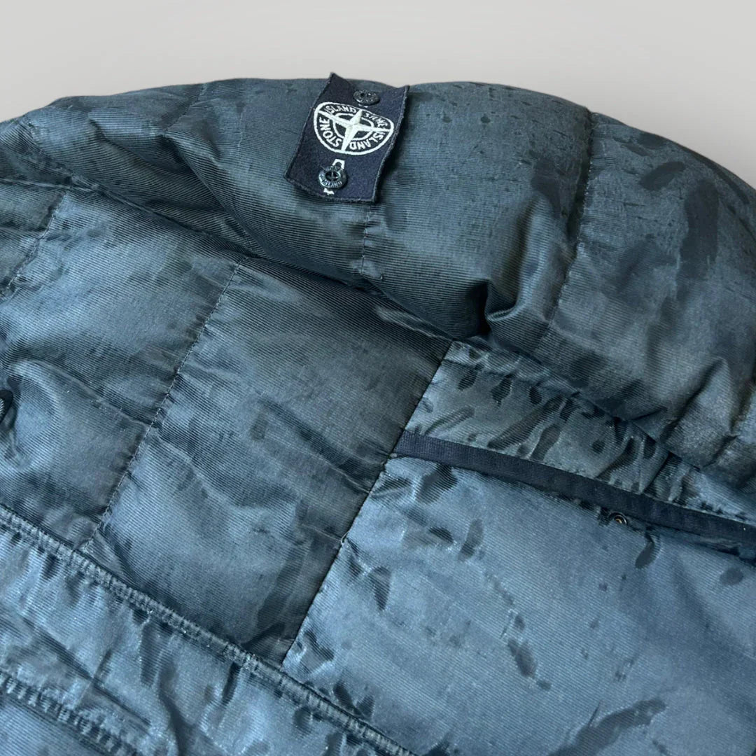 Stone Island 2013 Mesh Reflective Puffer Jacket L