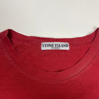 Vintage Stone Island T-Shirt, Size Medium | O/S, Red