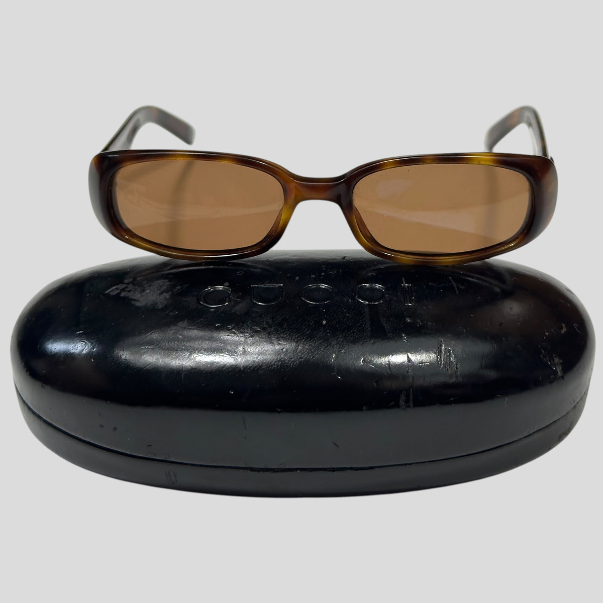 Gucci by Tom Ford 90’s Tortoiseshell Orange Lens Sunglasses | O/S, Brown