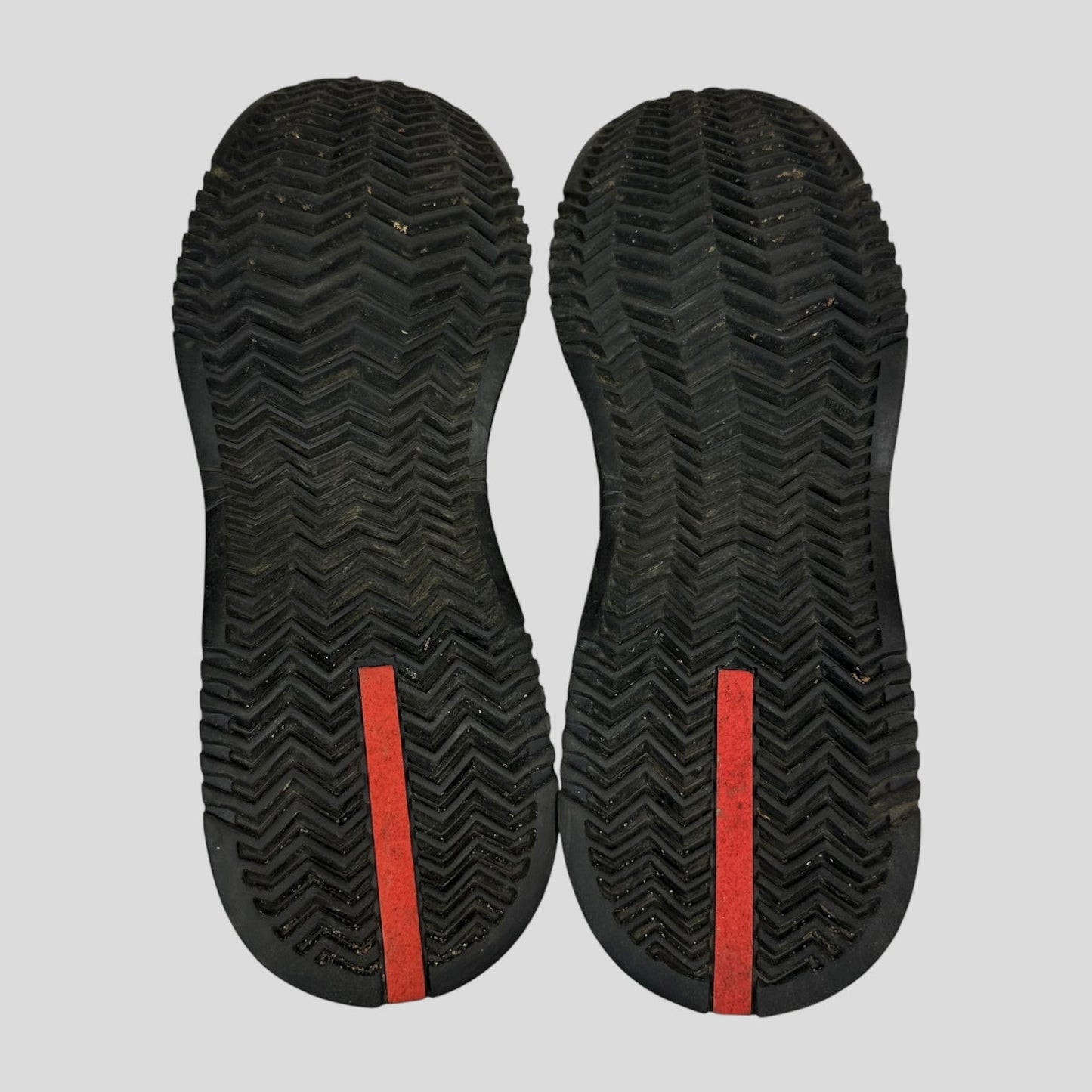 Prada Sport 00’s Leather + Mesh Strapped Combat Boots - UK8.5