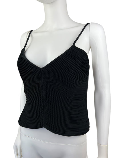 Emporio Armani pleat top | Black, Black