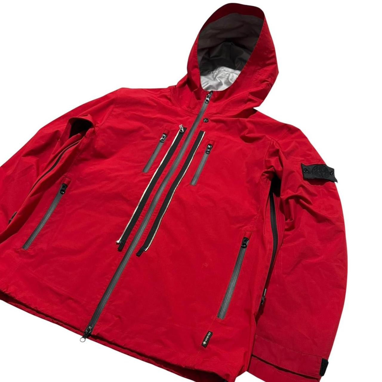 Stone Island Shadow Project Gore-Tex Paclite Jacket | XL, Red
