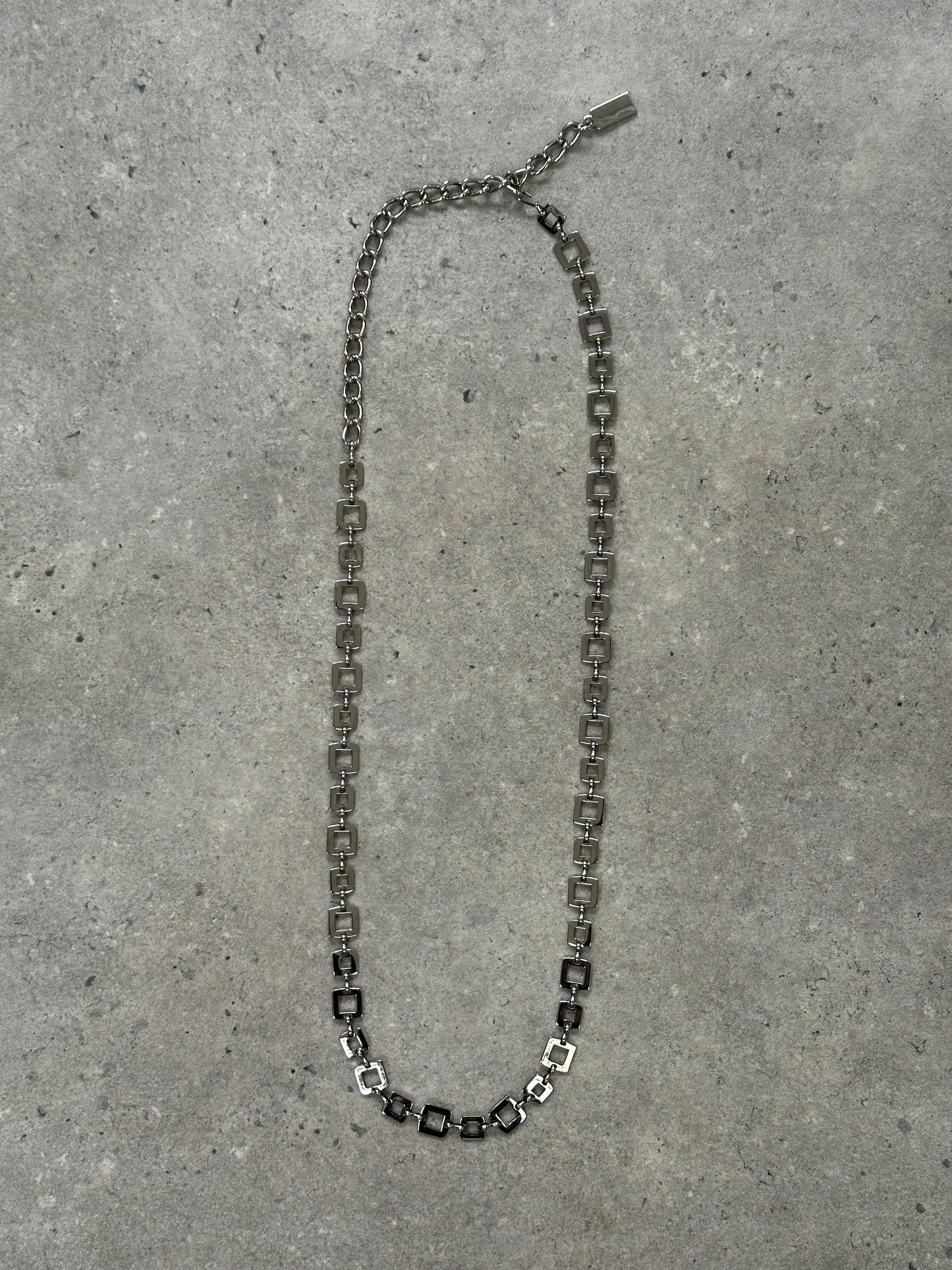 Vintage 1990s Metal Chain Belt - One size