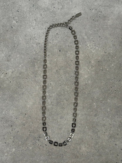 Vintage 1990s Metal Chain Belt - One size