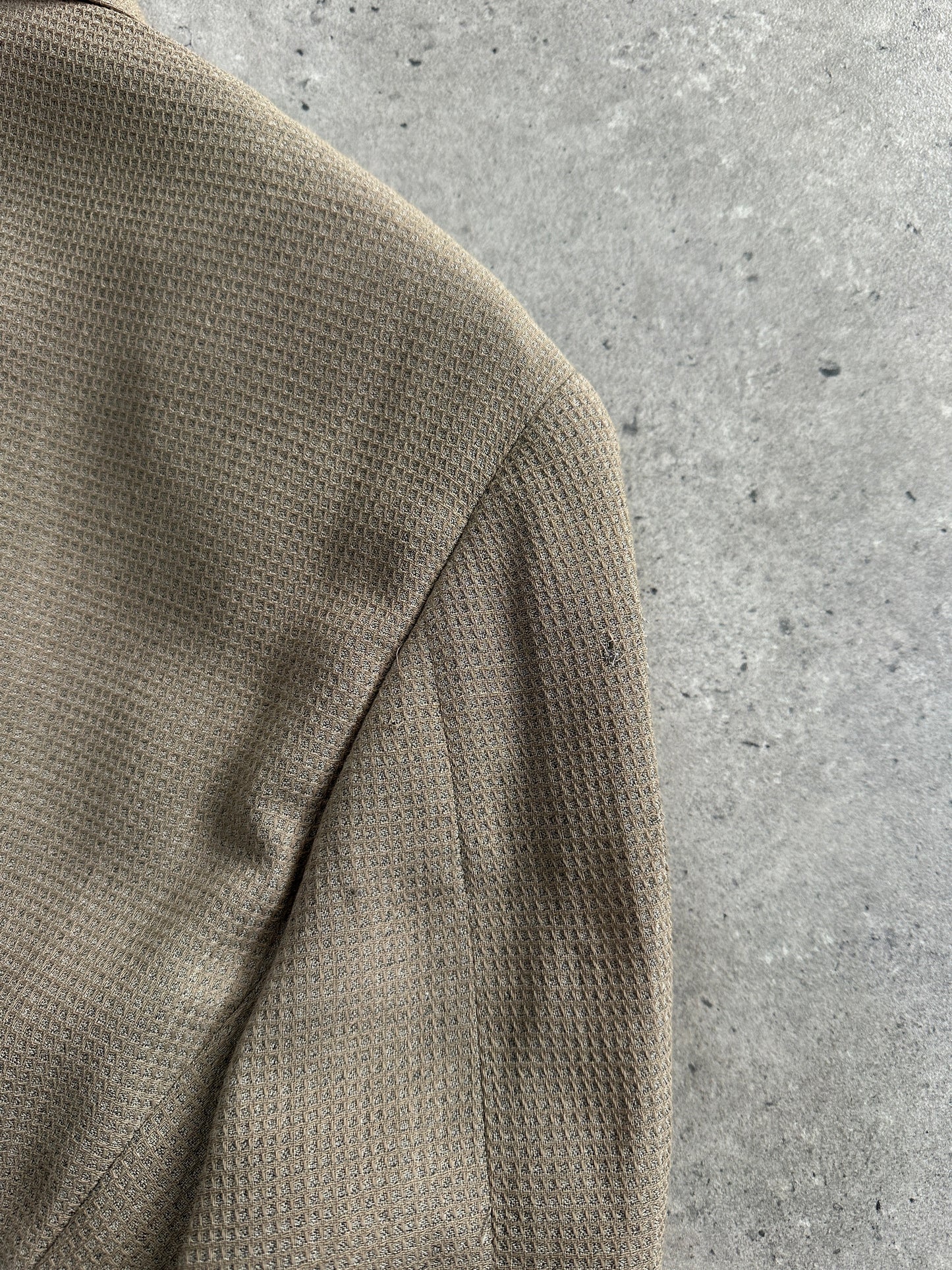 Giorgio Armani Le Collezioni 1990s Wool Woven Blazer - 40R/L