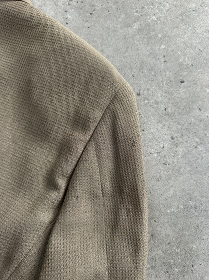 Giorgio Armani Le Collezioni 1990s Wool Woven Blazer - 40R/L