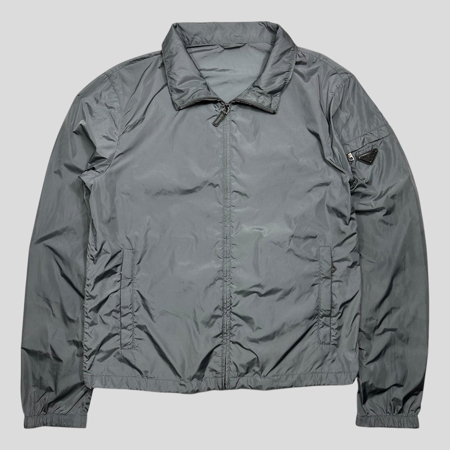 Prada Milano 2014 Metallic Grey Windbreaker - IT50 (M)