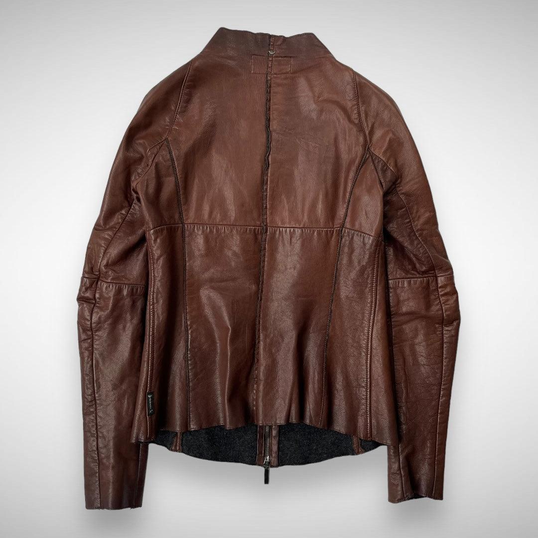 Armani Leather Caffe Jacket ‘Sample’ (2000s) - Known Source