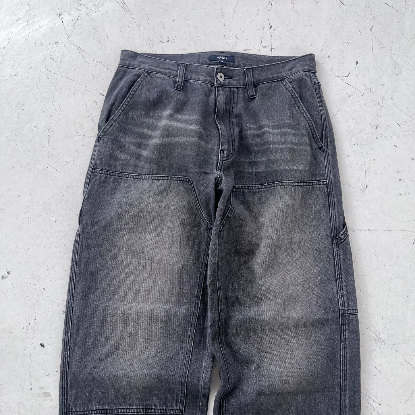 2000s beams heart loose fit double knee carpenters | Gray, Gray