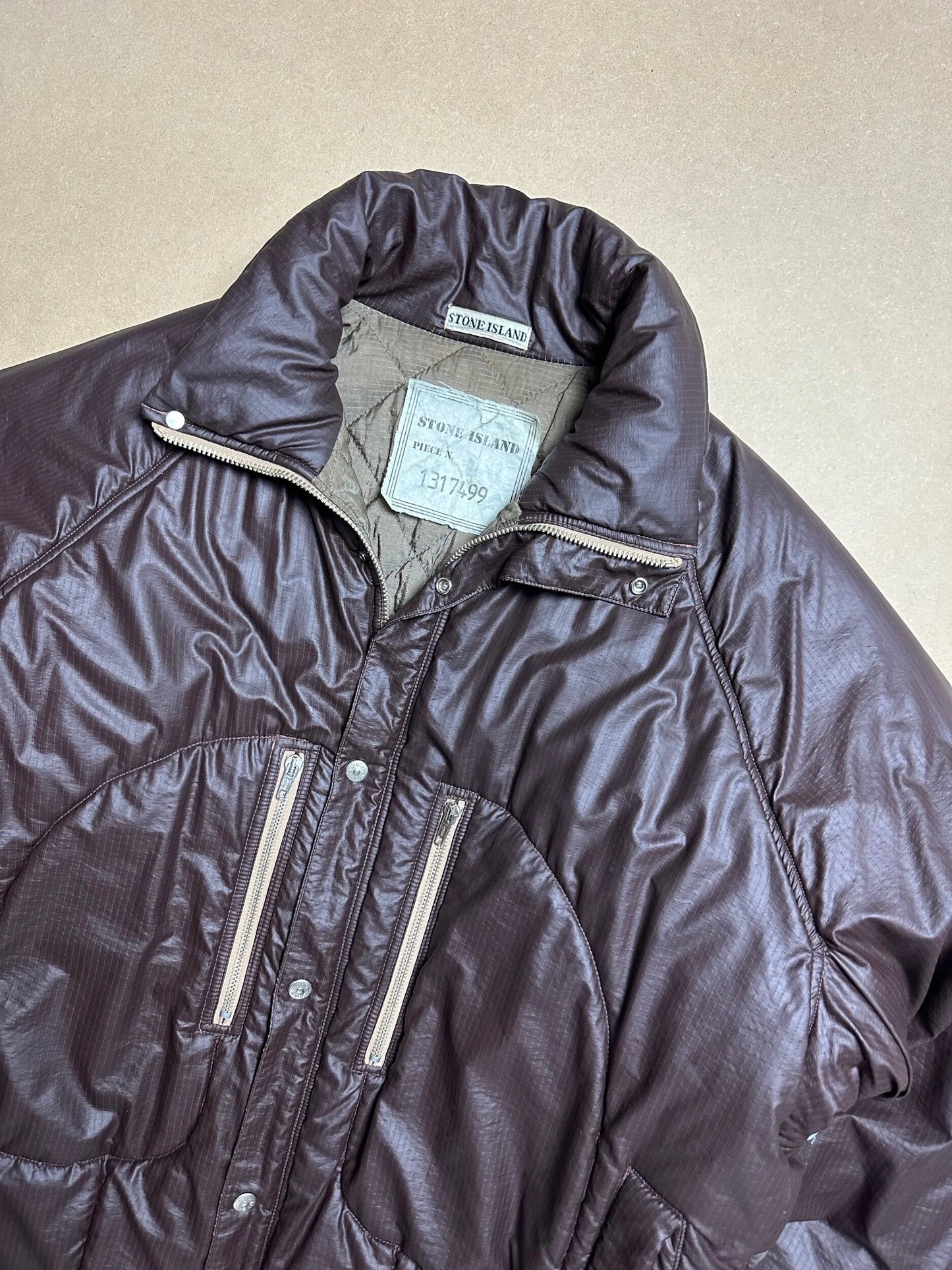 A/W1988 Microfibre Padded Puffer Jacket