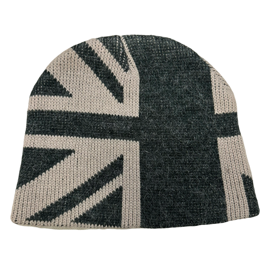 Union Jack Beanie In Grey ( OS )