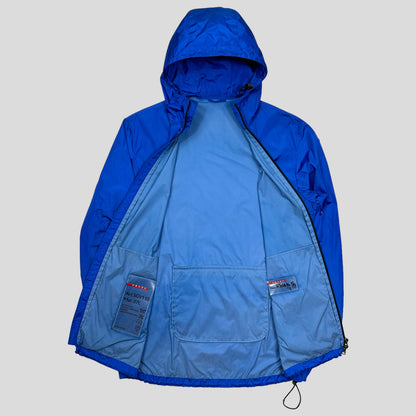 Prada Sport SS99 Latex Pocket Electric Blue Jacket - L | Large, Multicoloured