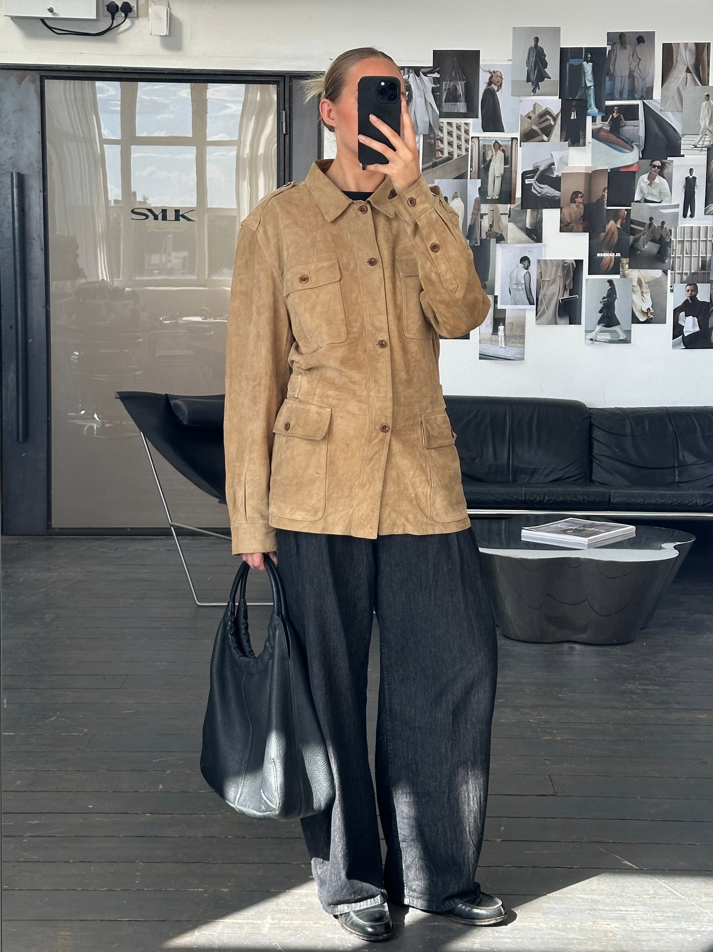 Ralph Lauren Polo 2000s Safari Suede Jacket - XL